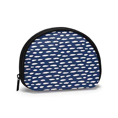 Tie Dye Polka Dot Belleza Japonesa Moda Mujeres Niñas Shell Cosmético Maquillaje Bolsa de Almacenamiento Monedas de Compras al Aire Libre Monedero Organizador