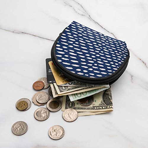 Tie Dye Polka Dot Belleza Japonesa Moda Mujeres Niñas Shell Cosmético Maquillaje Bolsa de Almacenamiento Monedas de Compras al Aire Libre Monedero Organizador