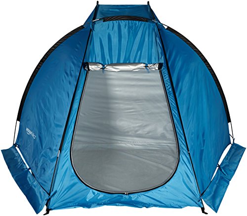 Tienda para playa con postes