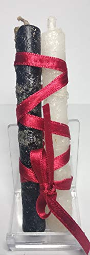 Tienda Shambhala Kit de Velas para limpiezas de energía con ruda y Sal (no Incluye Cinta roja)