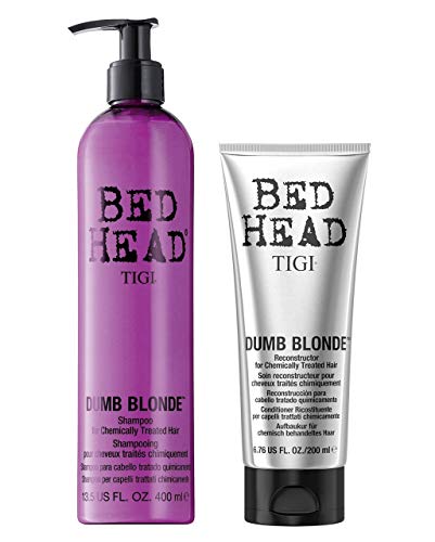 TIGI Bed Head dumb Blonde Set (Champú 400 ml + Reconstructor 200 ml)