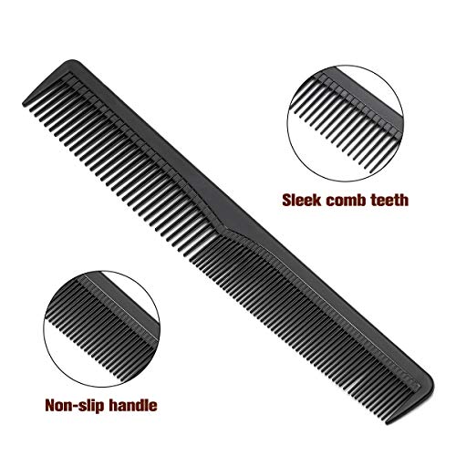 Tijeras de peluquería profesional, tijeras de acero inoxidable para peluquería, peine de corte para cabello masculino y femenino con clip