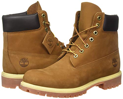 Timberland 6-Inch Premium Boot, Botas para Hombre, Marrón (Rust Nubuck), 41.5 EU