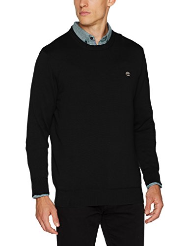 Timberland Williams River Crew suéter, Negro (Black 001), X-Large para Hombre