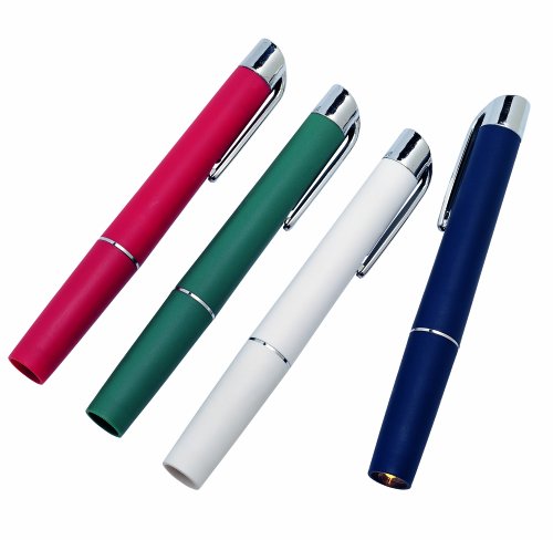 Timesco d85.020 bolígrafo linterna reutilizable con pilas, color blanco