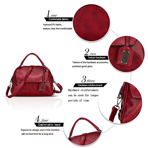 Tisdaini Bolsos Bandolera Mujer Bolsos de Mano Moda Bolsos Totes Bolsos pequeño Casual