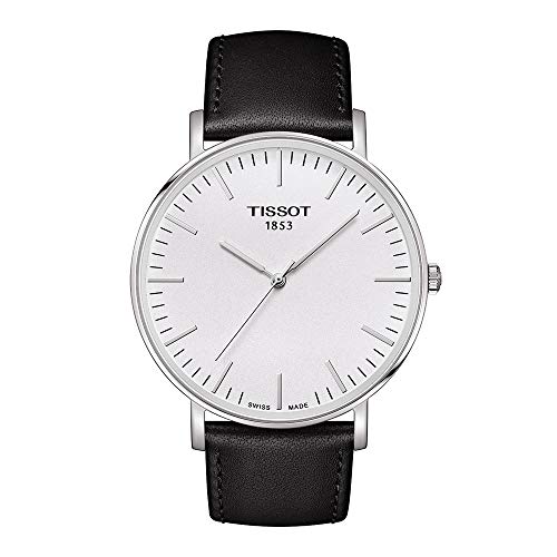 Tissot Reloj Analógico para Unisex Adultos de Cuarzo con Correa en Cuero T1096101603100