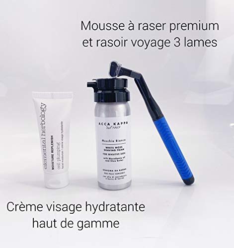 Titanium by FlightBox – Neceser completo – Premium – Neceser de viaje transparente – cosméticos para hombre