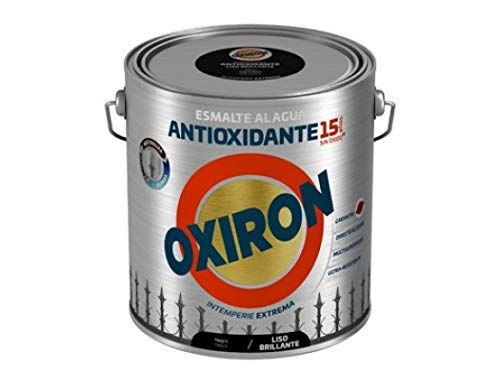 Titanlux - Oxiron liso al agua, Brillante negro, 2,5L (ref. 01H456725)