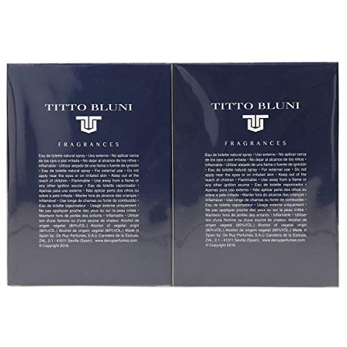 Titto Bluni Perfume Titto Bluni Colonia 75 Vapo (2X1) Acqua Blu W-6-1 unidad