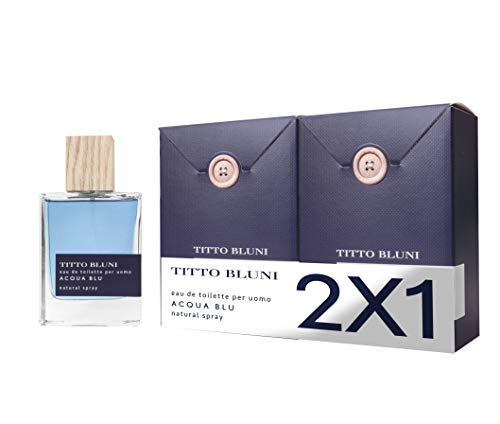 Titto Bluni Perfume Titto Bluni Colonia 75 Vapo (2X1) Acqua Blu W-6-1 unidad
