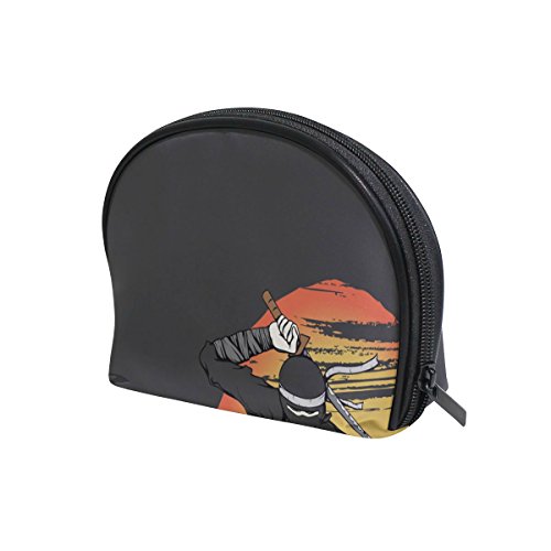 TIZORAX - Bolsa de cosméticos japonesa Ninja de viaje práctico organizador bolsa de maquillaje para mujeres y niñas
