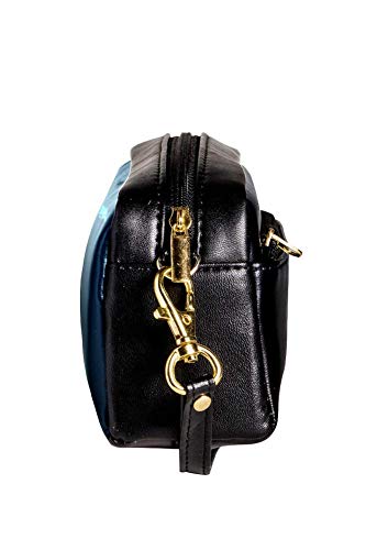 TIZORAX - Estuche para lápices de piel sintética con diseño de mariposa en mano, diseño de mariposas