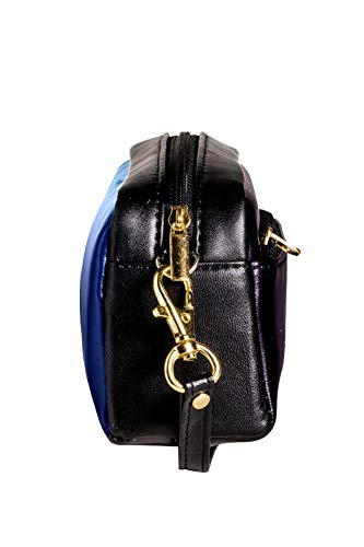 TIZORAX - Estuche para lápices de piel sintética con diseño de mariposas, para estudiantes