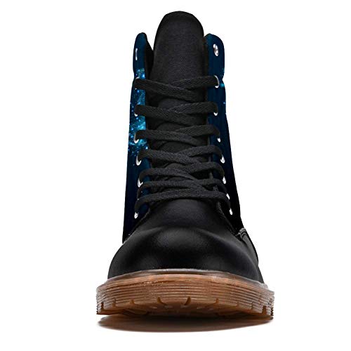 TIZORAX Mariposa en la mano Poly Wireframe Estampados de alta parte superior con cordones Clásicos de Lona de Invierno Botas de Escuela Zapatos para Hombres Adolescentes Niños, color Multicolor, talla 40 2/3 EU