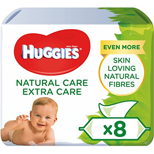 Toallitas de cuidado natural Huggies, cuidado extra para la piel