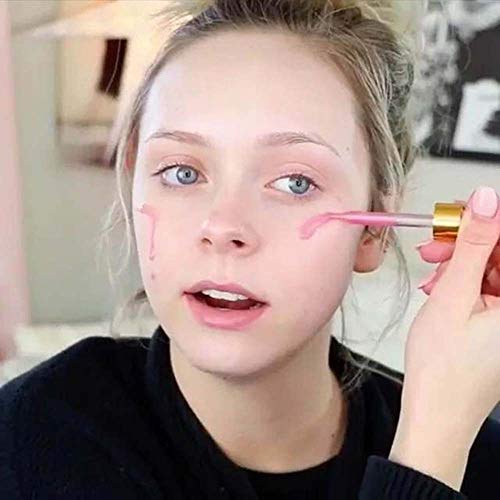 Toamen Aceite de oro rosa Elixir Esencia Cartilla de suero Esencia Oro rosa Elix volcánico (Multicolor)