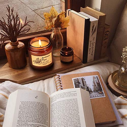 TOFU Set de Velas Aromaticas 3 Piezas*3.5oz, Velas Perfumadas duración 25 Horas Regalo de Velas Perfumadas con Aceite de Fragancia Esencial, Velas portátiles en una Lata para aliviar el estrés