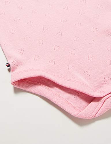 Tommy Hilfiger Baby Girl Ruffle Collar Body S/s, Rosa (Pink Tf4), Talla única (Talla del Fabricante: 86) para Bebés