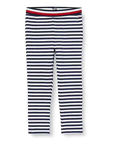 Tommy Hilfiger Baby Girl Stripe Leggings, Azul (Blue 0A4), Talla única (Talla del Fabricante: 86) para Bebés