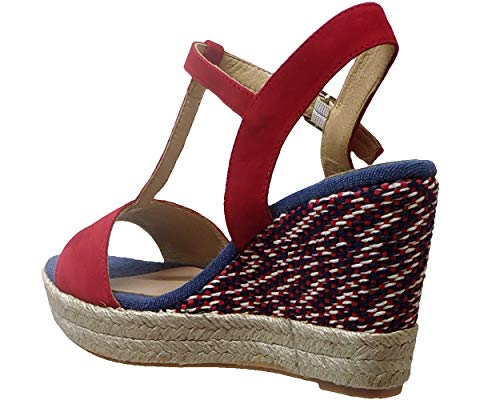 TONI Pons, Alzira-A, Mujer Nu-Pied Rojo, Rojo (Rouge (Vermell)), 40 EU