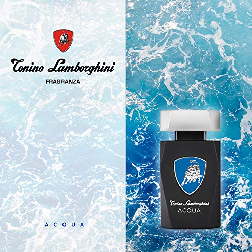 Tonino Lamborghini • Set de regalo de hombre ACQUA: Agua de tocador Spray 75 ml / 2.5 fl.oz. + Bálsamo para después de afeitar 100 ml / 3.4 fl.oz. • colección Lifestyle