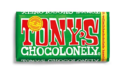 Tony's Chocolonely Milk Chocolate 32% con avellanas 180 g