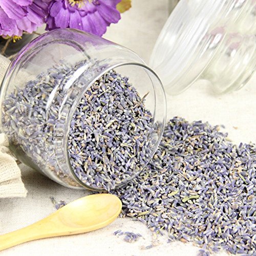 TooGet Flores Naturales de Lavanda Brotes de Lavanda Seca, Artesanías de Bricolaje, Bolsitas, Jabón, Baños Fragancia Fresca - 115g