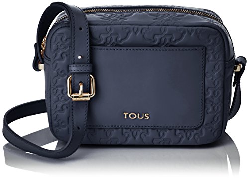 TOUS Mossaic, Bolso bandolera para Mujer, Azul (Marino), 8x13.5x19 cm (W x H x L)