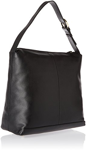 Tous Saca Estelia de Piel, Shopper para Mujer, Negro (Black), 15x34x33 cm (W x H x L)