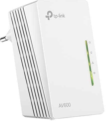TP-Link TL-WPA4220 AV600 300Mbps - Extensor de Comunicación por Línea Eléctrica (WiF, PLC con WiFi, Extensor, Repetidores de Red, Amplificador y Cobertura Internet, 2 Puertos), 1 pieza