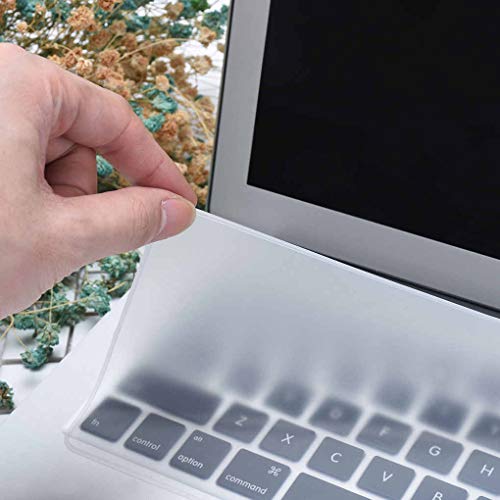 Tracsmart - Protector de teclado universal de silicona antipolvo impermeable para ordenadores portátiles (12" - 14") 310 mm x 130 mm