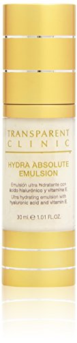 Transparent Clinic - Emulsión ultra hidratante - con ácido hialurónico y vitamina E - 30 ml