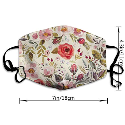 transpirable cara adulto Madks, bandana unisex, puede lavar el polvo código M, lavable con alambre de nariz ajustable y orejeras