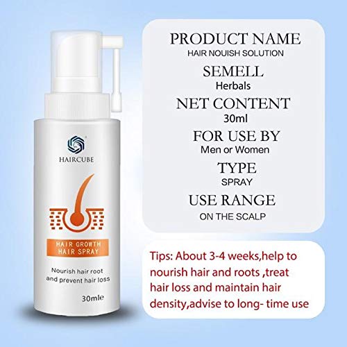 Tratamiento de Crecimiento rápido del Cabello Aceite Esencial para el Cabello - Pack: spray-yfy022