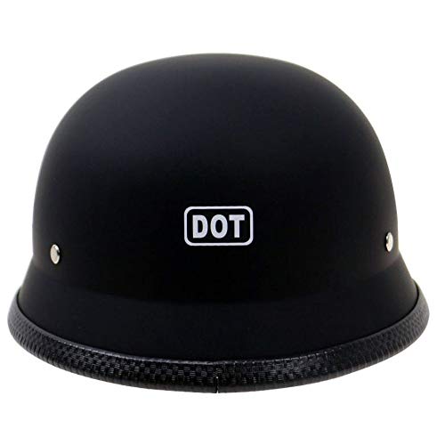 Travel Pillows Medio Casco con Gafas Harley Casco De Motocicleta Dot + ECE Certificado Brain - Cap Cruiser Chopper MonopatíN Ciclomotor Piloto Jet Casco Adulto Cuatro Estaciones Universal