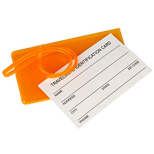 TravelMore – Paquete con 7 Etiquetas para Equipaje, Silicona Flexible – Juego de Etiquetas Identificadoras para Mochilas y Equipaje – Paquete Multicolor