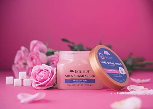 Tree Hut Exfoliante de azúcar, rosa de marruecos 570 g (700323)