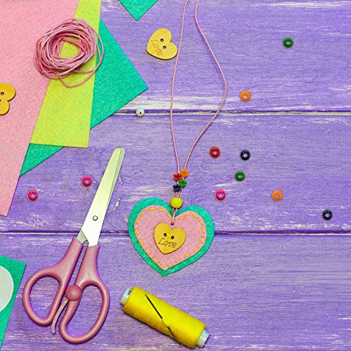 TRIXES 500 Cuentas de 7 mm de Madera en Colores Mezclados para Joyería Artística, Collares Brazaletes - Cuentas de Colores