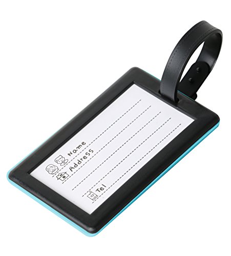 TRIXES Etiqueta para Equipaje Not Your Bag! Etiqueta Identificadora - Azul y Blanca