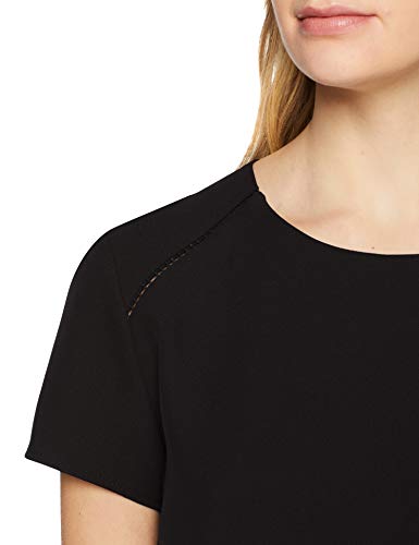 Trussardi Jeans Mini Tunic Regular Fit Dress Technical Crepe Vestido, Negro (K299/Black K299), 38 (Talla del Fabricante: 42) para Mujer