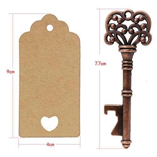 TsunNee - Abridor de botellas con etiquetas, 20 unidades Style 1