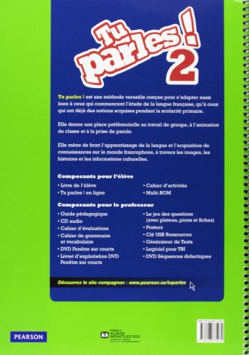 Tu parles ! 2 guide pédagogique + cd audio - 9788498375282