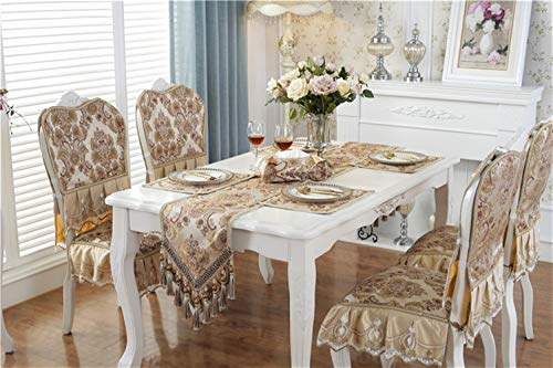 TUANZI Squisito Runner da tavolo Caminos de Mesa Camino de Mesa Vino Tinto Bandera de Mesa de café Moderno Europea per Feste, ristoranti e attività all'aperto (Color : Red, Size : 33X156cm)