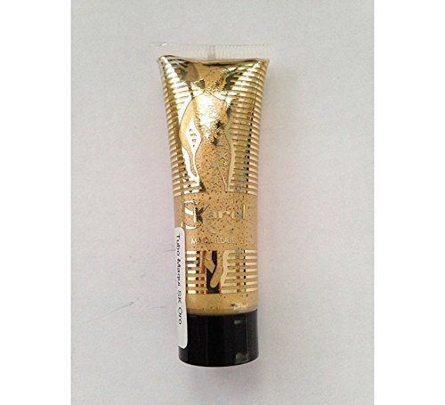 Tubo de maquillaje fluido fijo de color Oro de 20 ml.