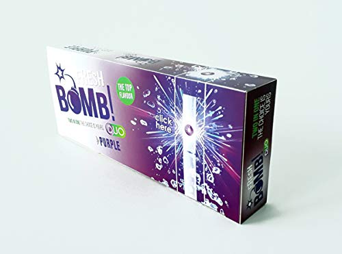 Tubos para rellenar cigarrillos con filtro de cápsulas aromáticas Fresh Bomb Purple Click (5 Cajas, 500 Unidades)