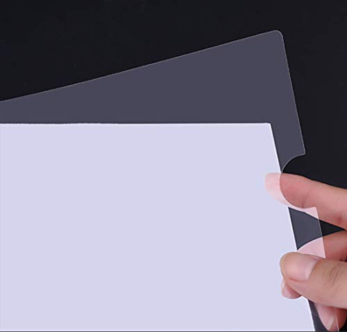 TUKA-i-AKUT 20pz PP Carpeta de Barra Deslizante, A4 Transparentes Carpeta de Sujeción, Carpetas Estilo Dossier de Documentos, 20 Unidades, Barra Deslizante Blanco, TKD8040-white-20x