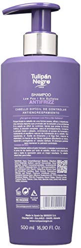 Tulipan Negro Chp T Negro 500 Ml con Dosif Anti-Frizz 3 Unidades 500 ml