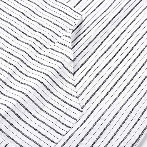 Túnicas étnicas para Hombre Suelto a Rayas de Manga Larga con Capucha Vintage Casual Dress Kaftan