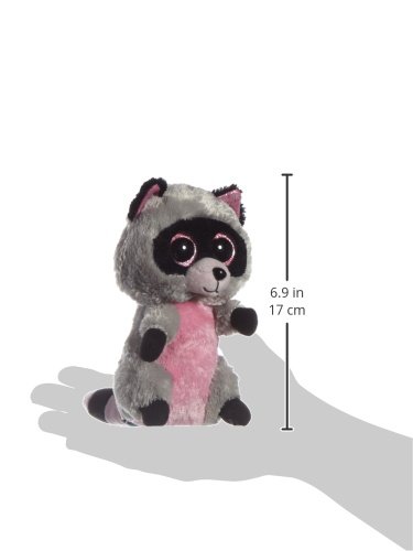 Ty - Peluche Mapache, 15 cm, Color Gris (United Labels 36727TY)